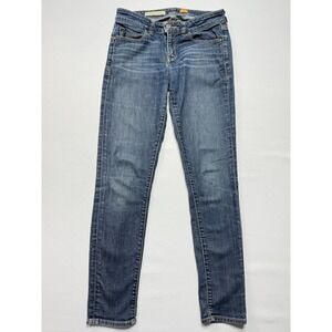 Pilcro & the Letterpress Ankle Skinny Jeans Dark‎ Wash Denim Size 27